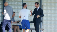 Farioli cumprimenta André Villas-Boas no Olival
