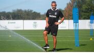 Rui Borges no treino do Sporting