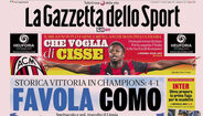 Gazzeta dello Sport: 'Fábula Como'