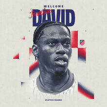 Jonathan David prestato dalla Juventus all'Atlético Madrid