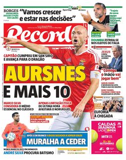 Capa do dia