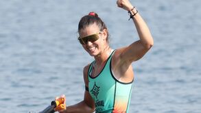  Inês Oliveira festeja conquista do bronze em Taranto