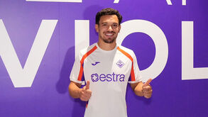 Pote já com  as cores da Fiorentina