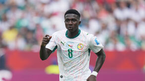 Lamine Camara ao serviço do Senegal no Mundial 2026