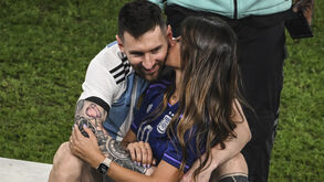 Messi e a mulher Antonella Roccuzzo