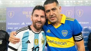 No jogo de despedida de Riquelme