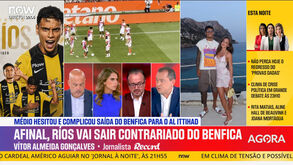 «Richard Ríos já percebeu que não volta ao Benfica para o ano. E em maio o problema vai renascer»