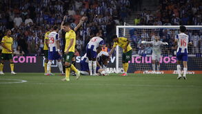 Froholdt provocou enorme susto no Dragão após choque violento com Liberato