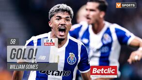 Sociedade brasileira funcionou: Pepê cruzou e William Gomes completou reviravolta do FC Porto