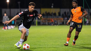 Diogo Brasido em ação pelo Polonia Warsaw