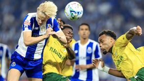 Victor Froholdt ante o Moreirense