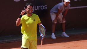 Hugo Dellien em ação na CT Porto Cup