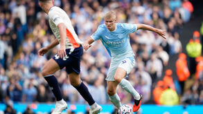 Haaland decidiu jogo com o Coventry