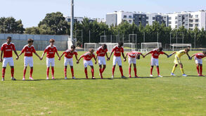 Equipa de iniciados do Benfica