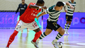 Arthur (Benfica) e Rocha (Sporting) na Supertaça