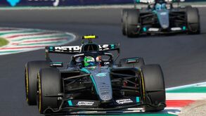 Mercedes driver Andrea Kimi Antonelli of Italy steers his car