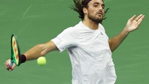 Stefanos Tsitsipas em ação