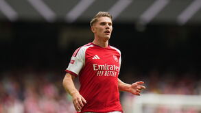 Gyökeres em ação pelo Arsenal