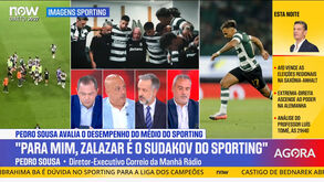 Pedro Sousa: «Zalazar é o Sudakov do Sporting»