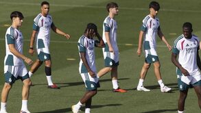 Treino do Real Madrid antes da receção ao Inter