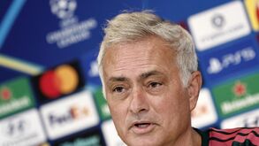 José Mourinho em conferência de imprensa