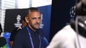 Rui Borges na chegada a Alvalade