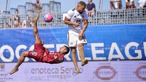Portugal vence Alemanha na Liga Europeia de futebol de praia