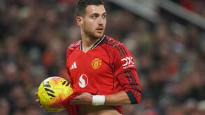 Diogo Dalot em ação no United