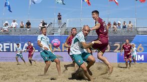 Portugal termina em sexto na Liga Europeia de futebol de praia em Itália