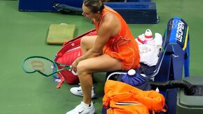 Aryna Sabalenka após a final do US Open