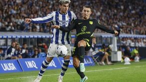 Grimaldo e Barrenetxea no Real Sociedad-At. Madrid