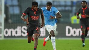 Nuno Tavares em ação pela Lazio