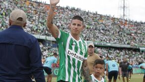 James Rodriguez apresentado no Atlético Nacional de Medellin 
