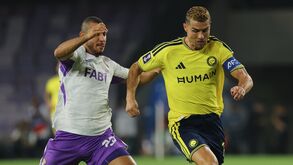 Cristiano Ronaldo no jogo com o Al Ain