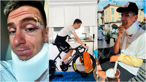 Pogacar nem um mês ficou fora da bicicleta