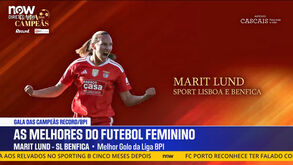 Marit Lund recebeu o prémio de melhor golo da Liga BPI: «Um momento que não vou esquecer»