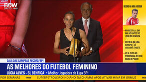 Lúcia Alves emocionada após ser eleita melhor jogadora: «Houve alturas em que quis desistir mas nunca o fiz»