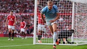 O momento em que Haaland decidiu o dérbi de Manchester