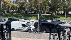 As imagens de Diogo Costa à chegada ao Palácio da Justiça para depor no caso Casillas