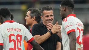 Marco Silva com Lukebakio