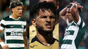 Três peças importantes no Sporting... e em risco para a Pedreira