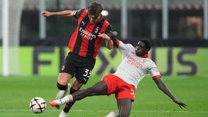 Banjaqui em ação no Milan-Benfica