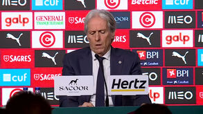 Jesus: «Palhinha? Estou a convocar para a Seleção, não estou preocupado se jogam no Benfica ou no Sporting»