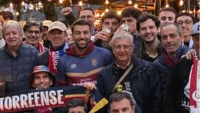 André Santos esteve na Noruega a apoiar o Torreense