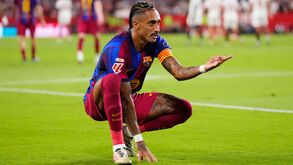 Raphinha totaliza 12 golos ao serviço do Barcelona nesta temporada