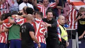Diego Simeone saiu a sorrir do dérbi