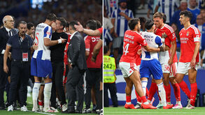 Troca de palavras entre Bednarek e Marco Silva e Palhinha e Borja picados: tensão na reta final do FC Porto-Benfica