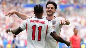 Delcan Rice e Marcus Rashford no Mundial'2026 ao serviço de Inglaterra