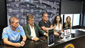 Rui Alves e Alexandre Santos na apresentação da parceria com a Coolzone