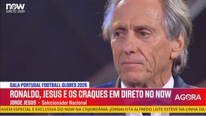 Jorge Jesus emocionou-se ao falar da família ao receber Prémio Prestígio nos Portugal Football Globes